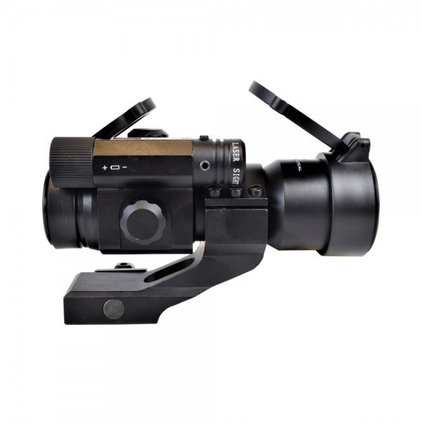 Red Dot Visier mit integriertem Laser - Ultimative Präzision für 21 mm Schiene