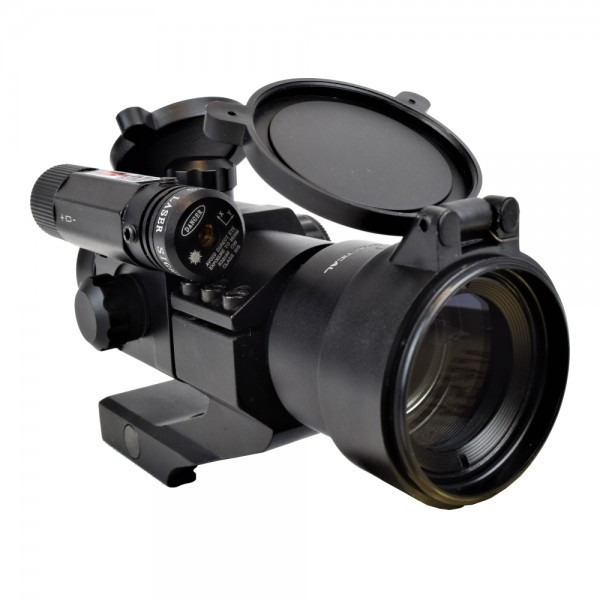 Red Dot Visier mit integriertem Laser - Ultimative Präzision für 21 mm Schiene