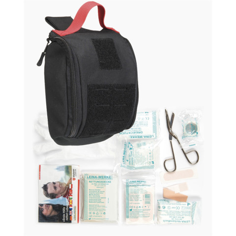 Kit de primeros auxilios individual (IFAK) 25 piezas - Negro