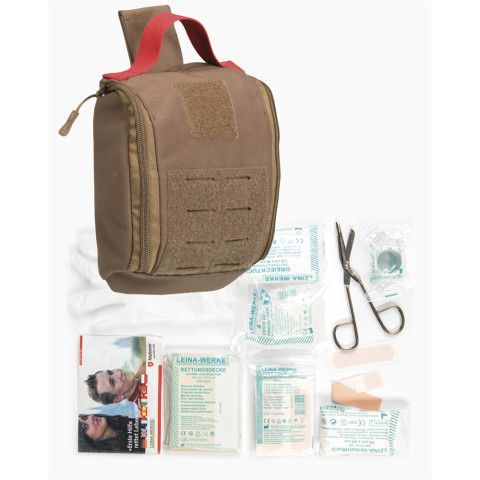 Kit de primeros auxilios individual (IFAK) 25 piezas - Negro