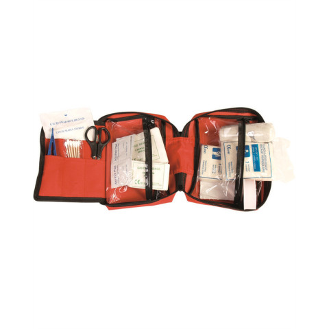 Grand kit de premier secours - Rouge : Compact, Complet, Essentiel!