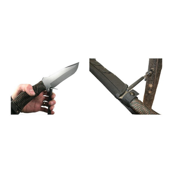 Coltello WILDSTEER TX Bowie Urban Camo: Potenza e Versatilità per il Bushcraft