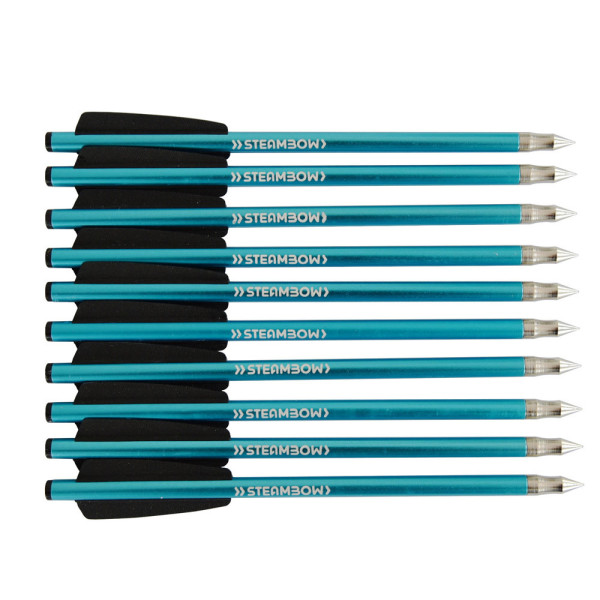 10 Flechas Azules 16cm Steambow Stinger : Precisión Alu, Ligeras y Fiables