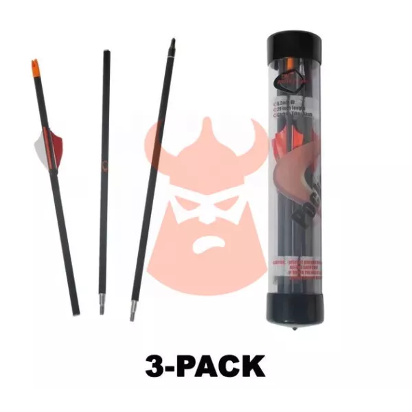 Image Lot de 3 Flèches pour lance-pierres Pocket Shot - 4290 - Kodiak Store