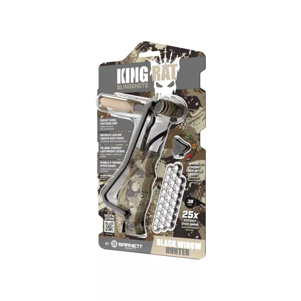 Image Lance-pierre King Rat Black Widow - 4324 - Kodiak Store
